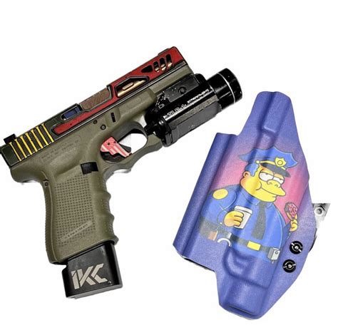 glock light bearing kydex holster
